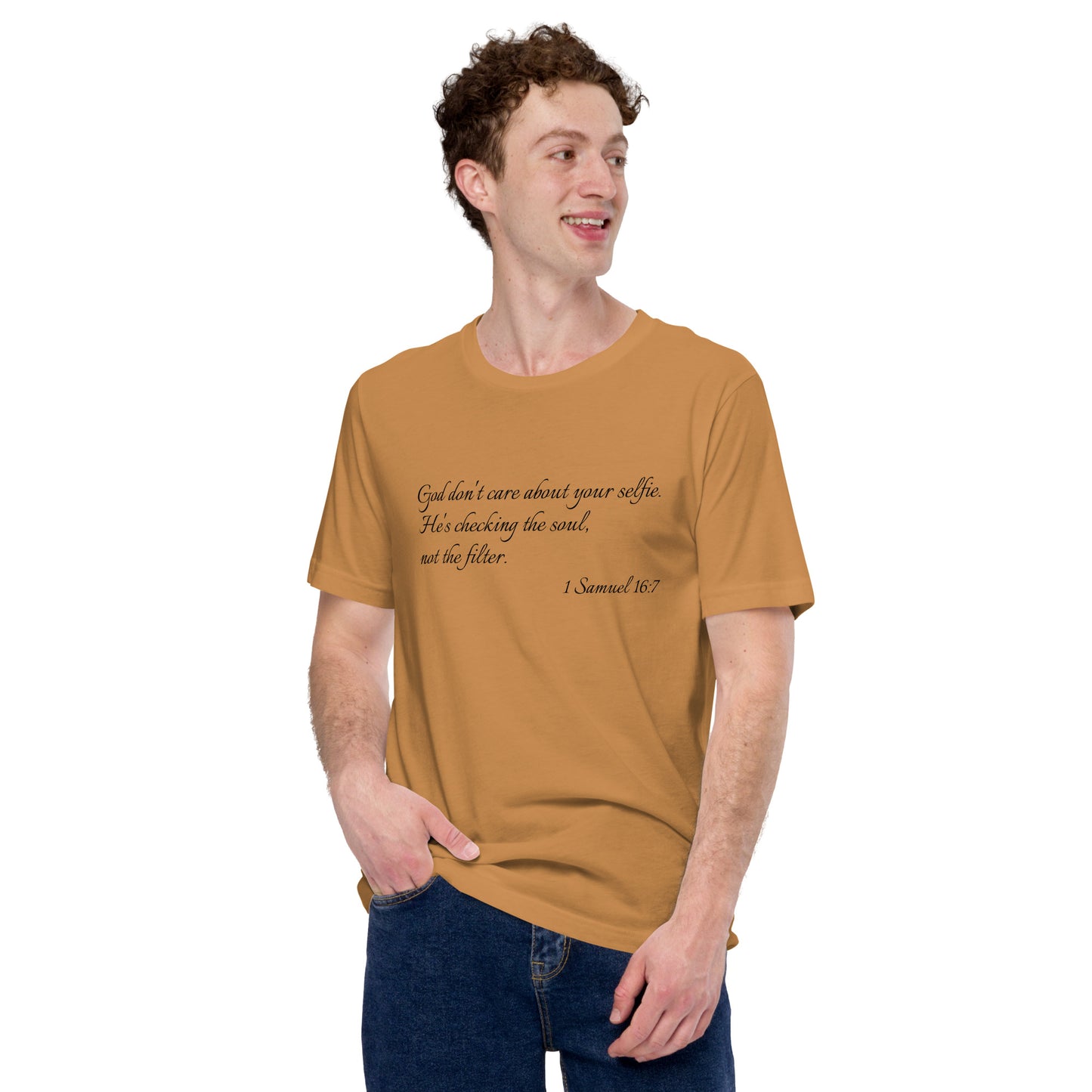 Rephrased 1 Samuel 16:7 – FitUnisex - T-shirt