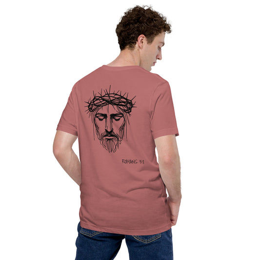 Rephrased Romans 5:8 – FitUnisex T-shirt