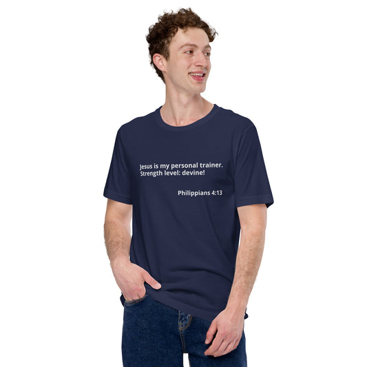 Rephrased Philippians 4:13  – FitUnisex T-shirt